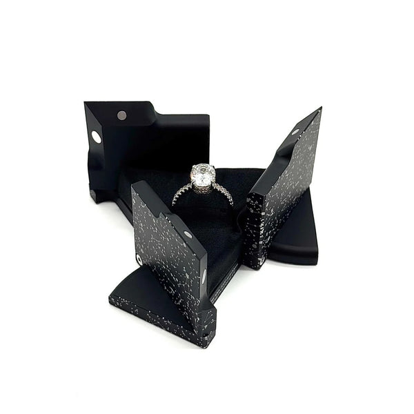 Cube Promise Ring Box (Star Black)