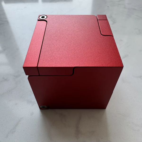 Cube Promise Ring Box (Red)