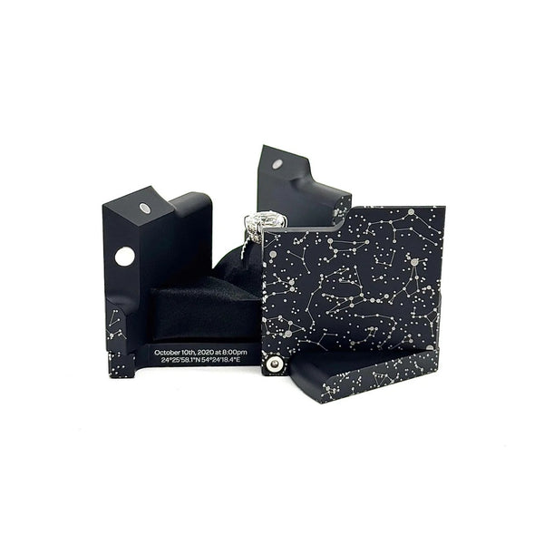 Cube Promise Ring Box (Star Black)