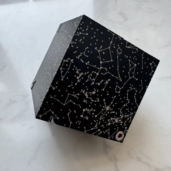 Cube Promise Ring Box (Star Black)