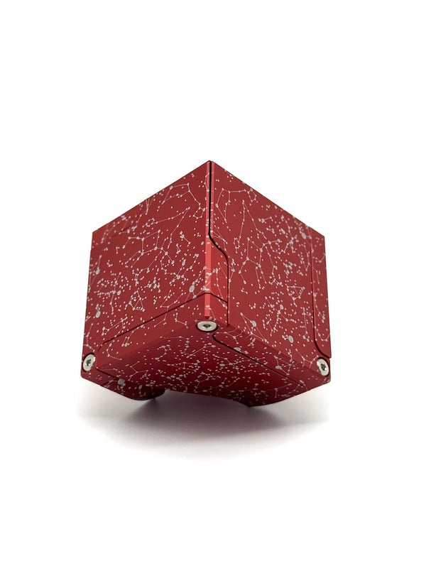 Cube Promise Ring Box (Star Red)