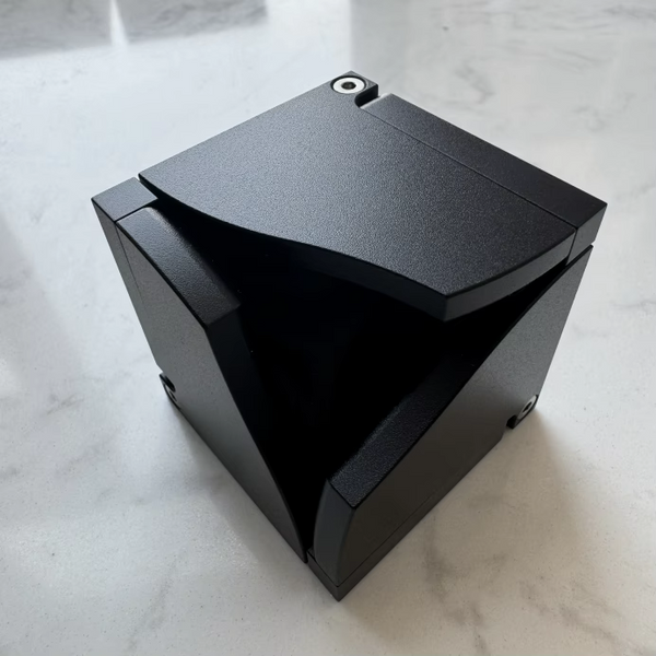 Cube Promise Ring Box (Matt Black)