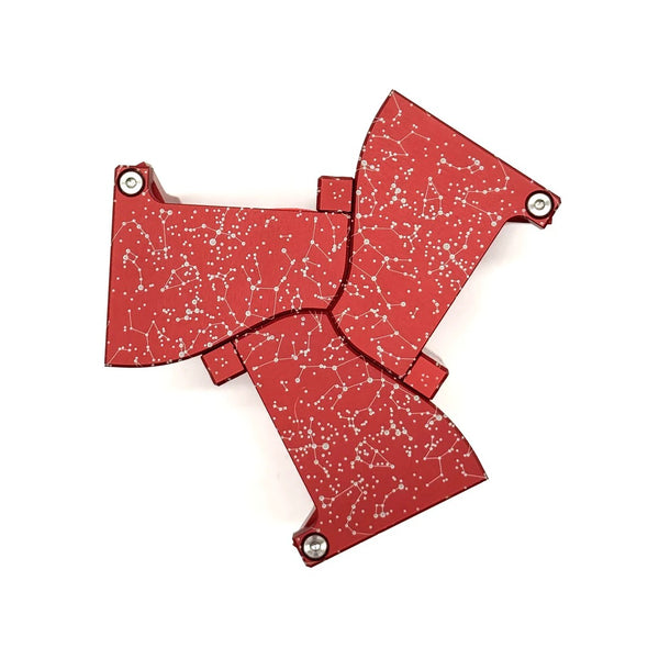 Cube Promise Ring Box (Star Red)