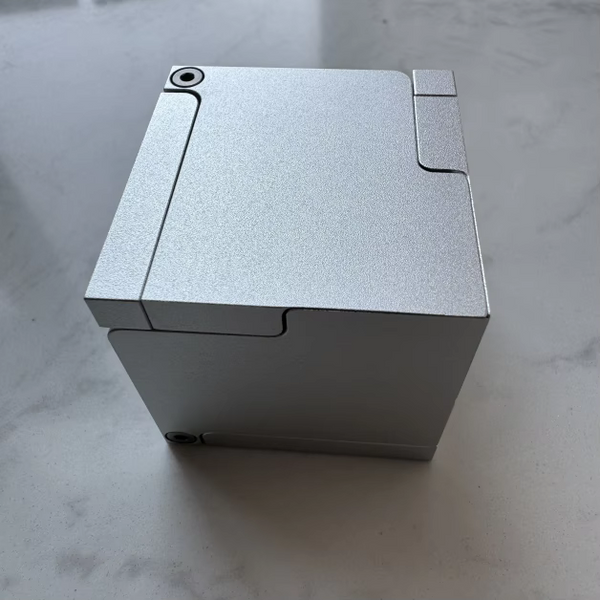 Cube Promise Ring Box (Silver)